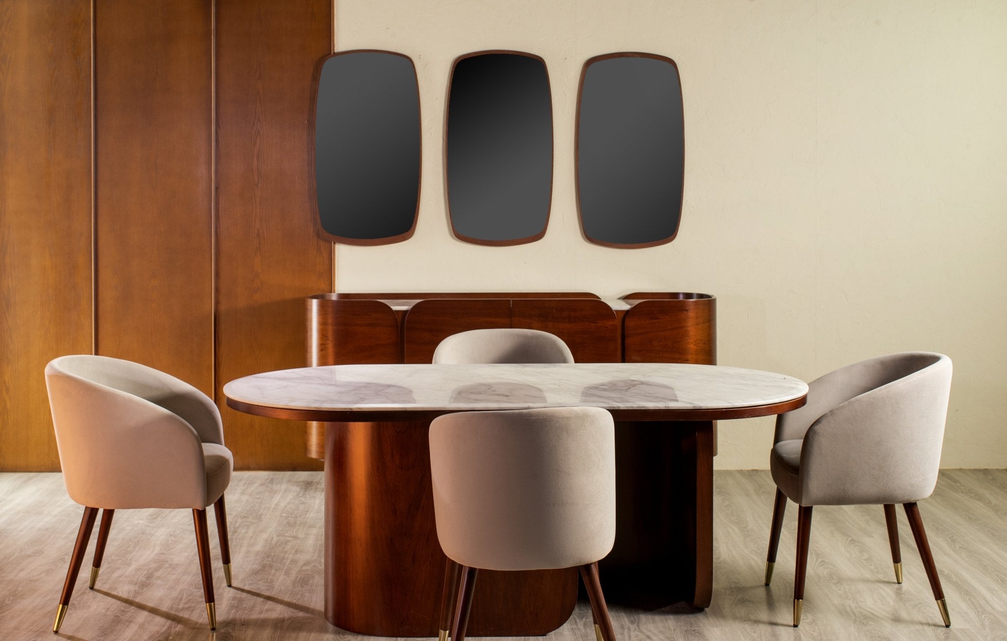 Aro Dining Room Set - Pre Order - Mahogni