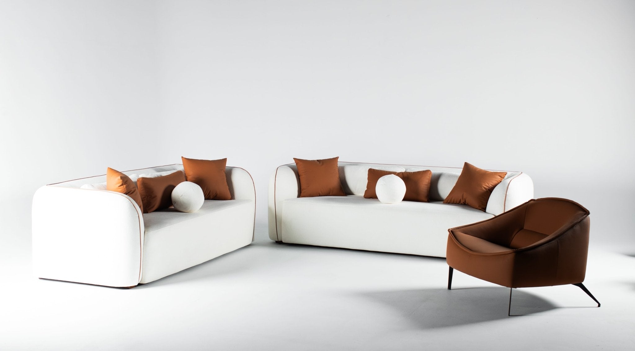 Aurora Couch - Mahogni