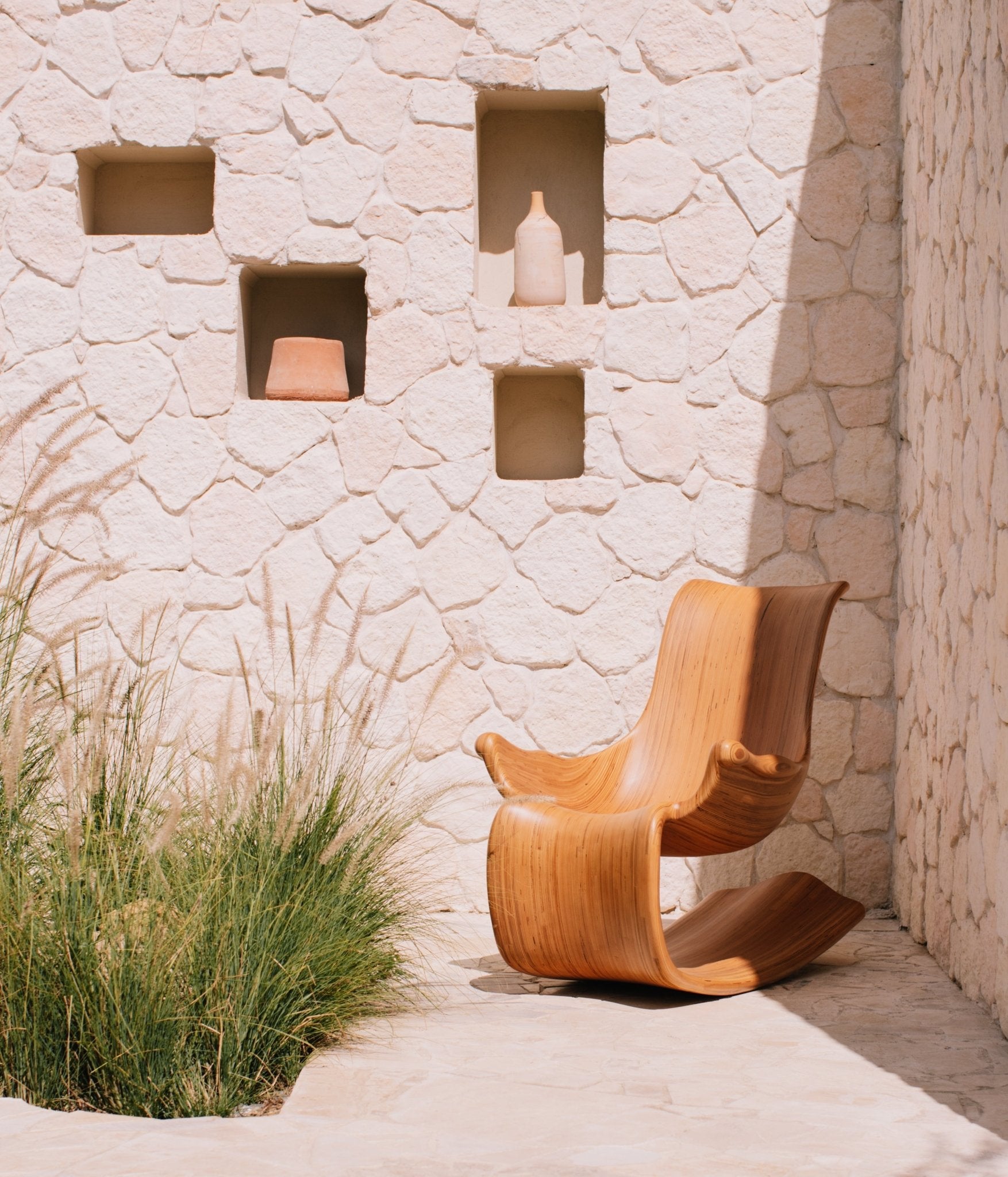 Wave Chair - Mahogni