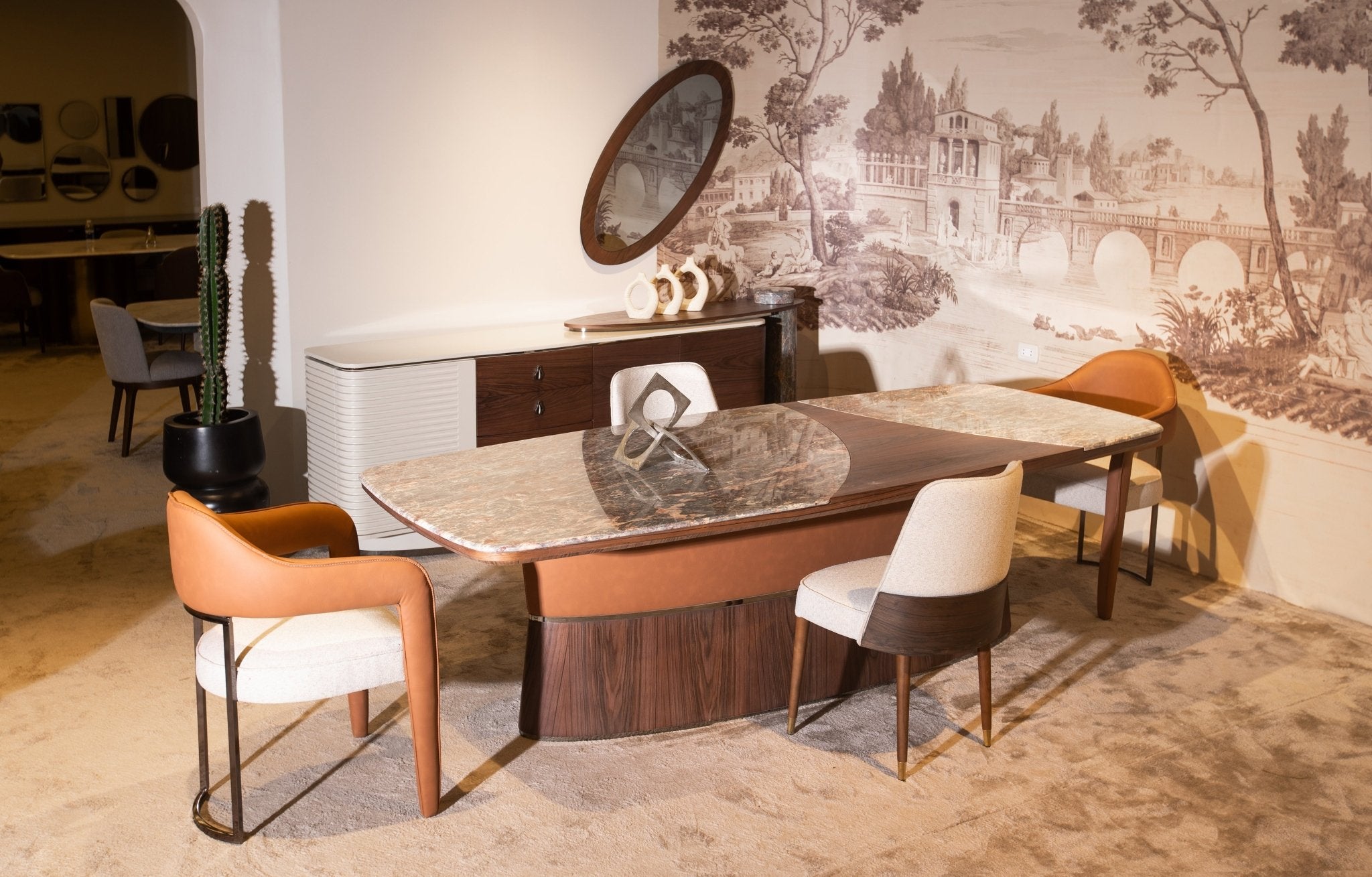 Earth Dining Room Set - Pre Order - Mahogni