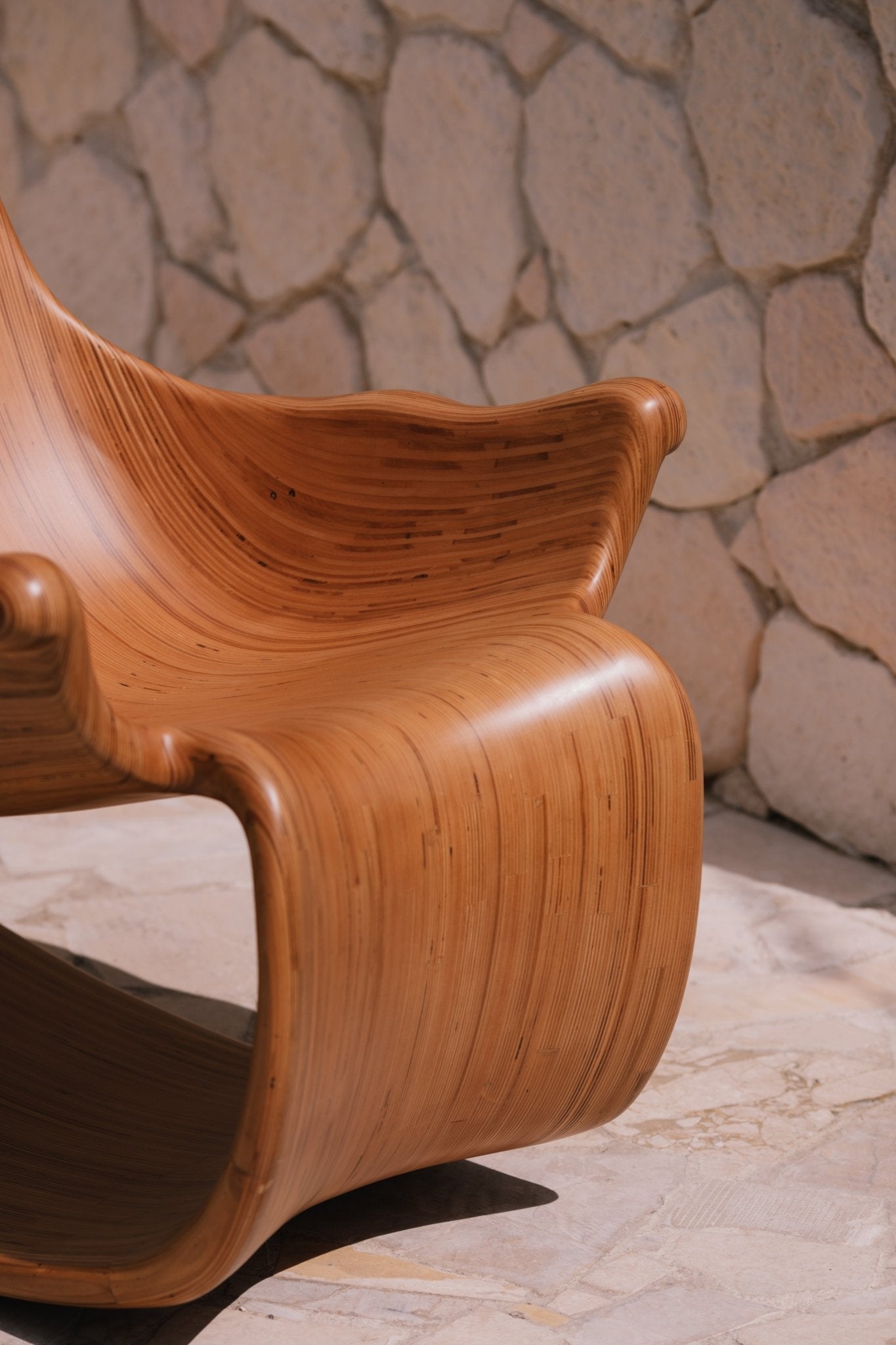 Wave Chair - Mahogni