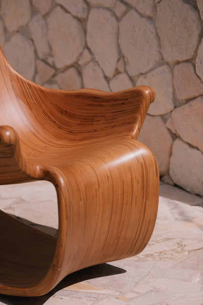 Wave Chair - Mahogni