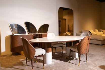 Melt Dinning Room Set - Mahogni