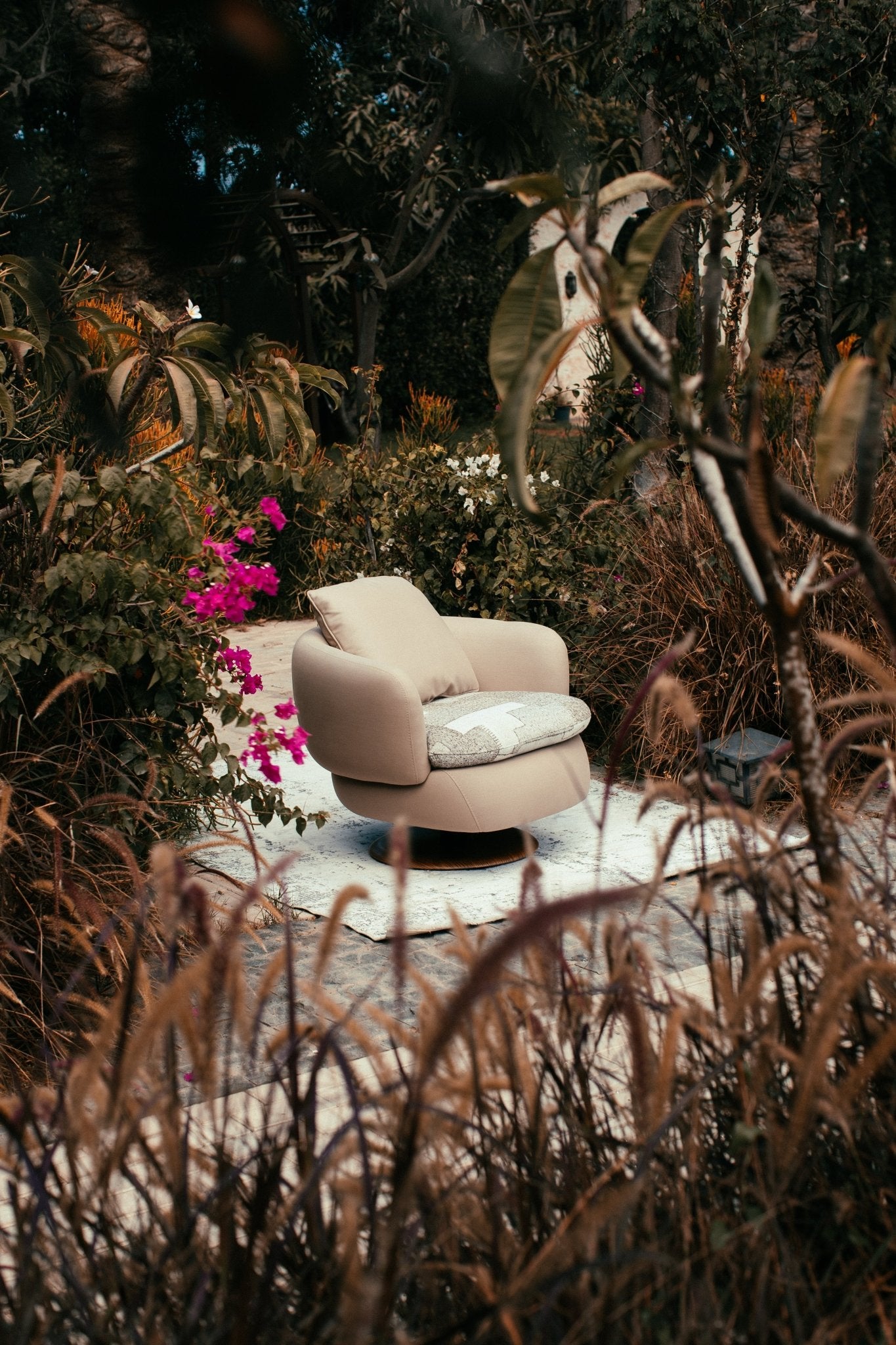 Swivel Chair - Mahogni