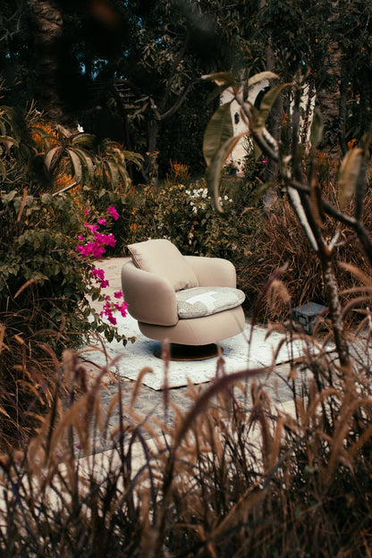 Swivel Chair - Mahogni