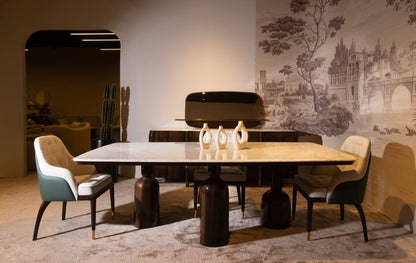 Greeno Dining Room Set - Mahogni