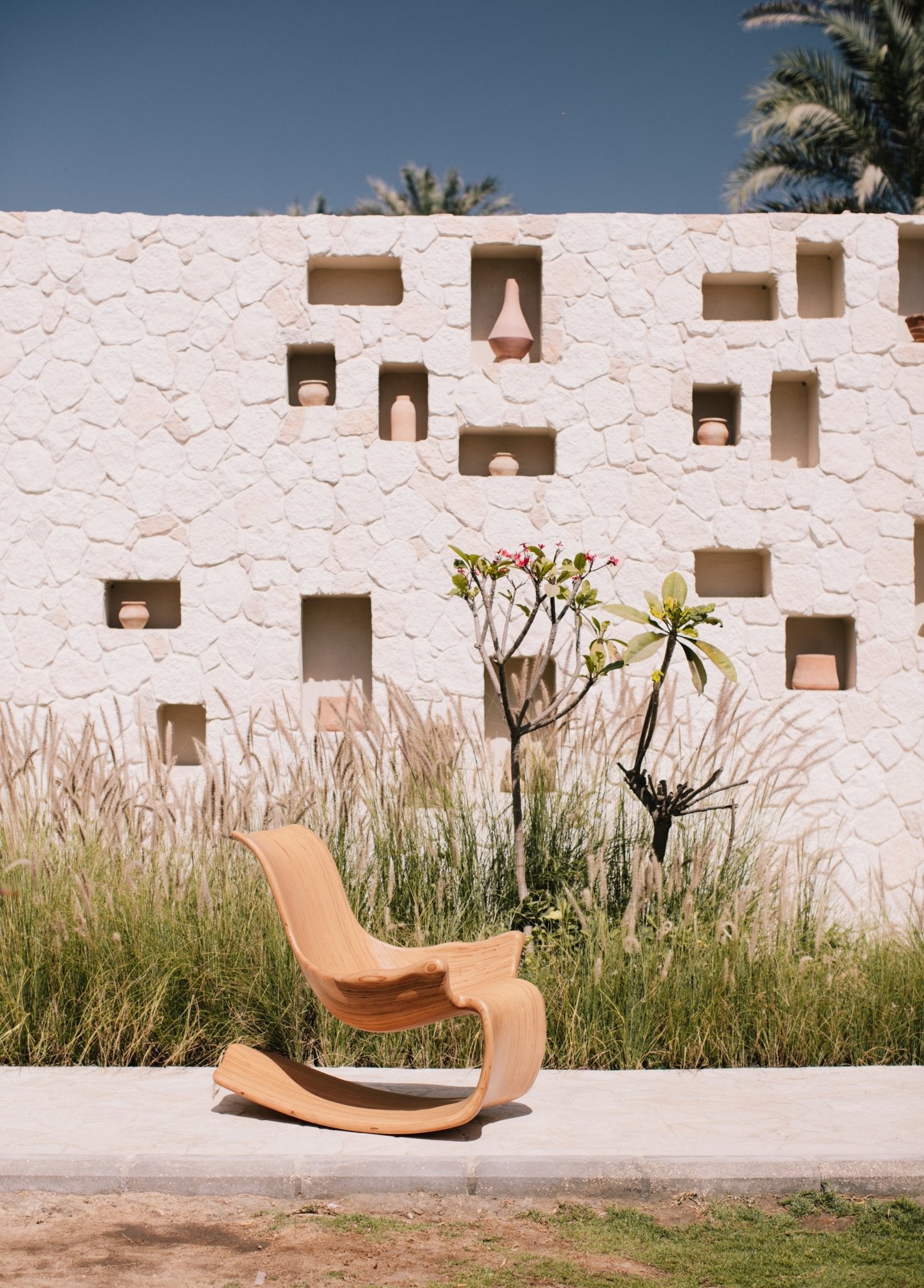 Wave Chair - Mahogni