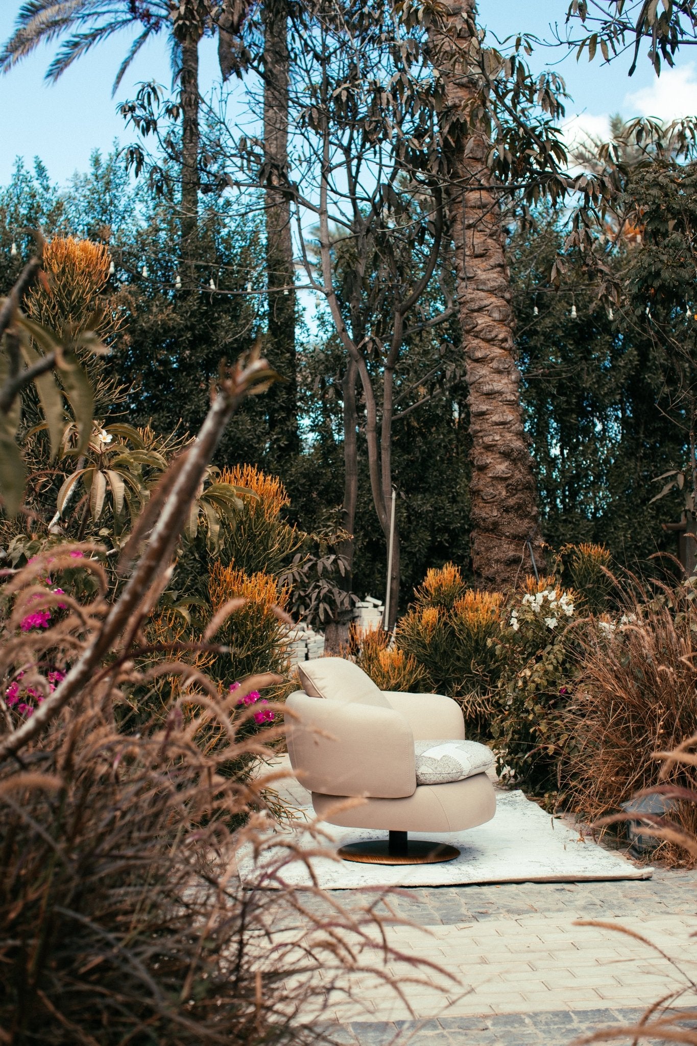 Swivel Chair - Mahogni