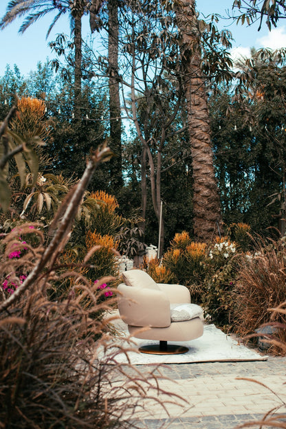 Swivel Chair - Mahogni