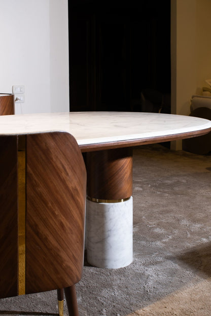 Melt Dinning Room Set - Mahogni