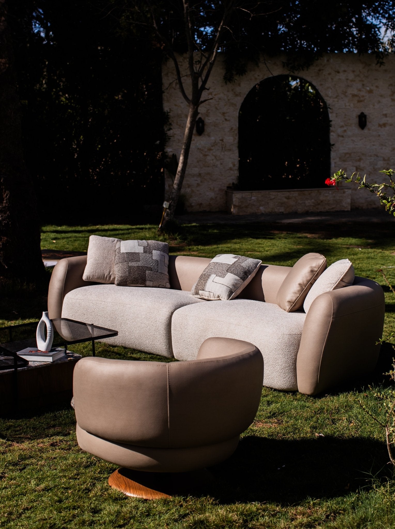 Fonda Living Room - Mahogni