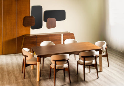 Aro Dining Room Set - Mahogni