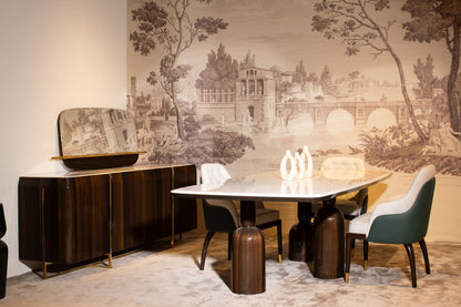 Greeno Dining Room Set - Mahogni