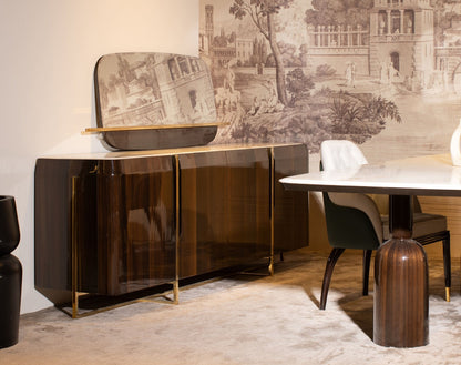 Greeno Dining Room Set - Mahogni