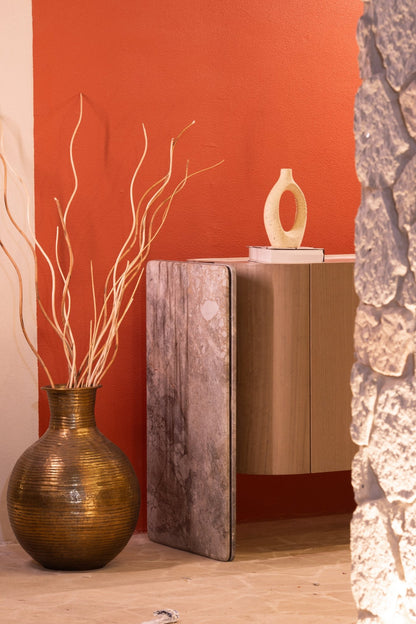 Glam Marble Dining Table with Bucket Style Chairs - Mahogni Furniture.