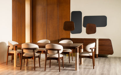 Aro Dining Room Set - Mahogni