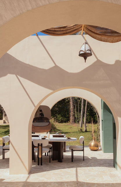 Rounded Dining Room - Mahogni