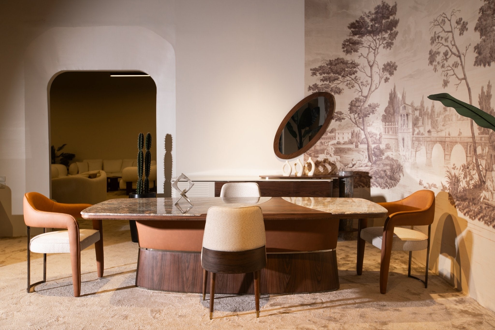 Earth Dining Room Set - Pre Order - Mahogni