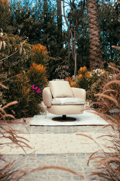 Swivel Chair - Mahogni