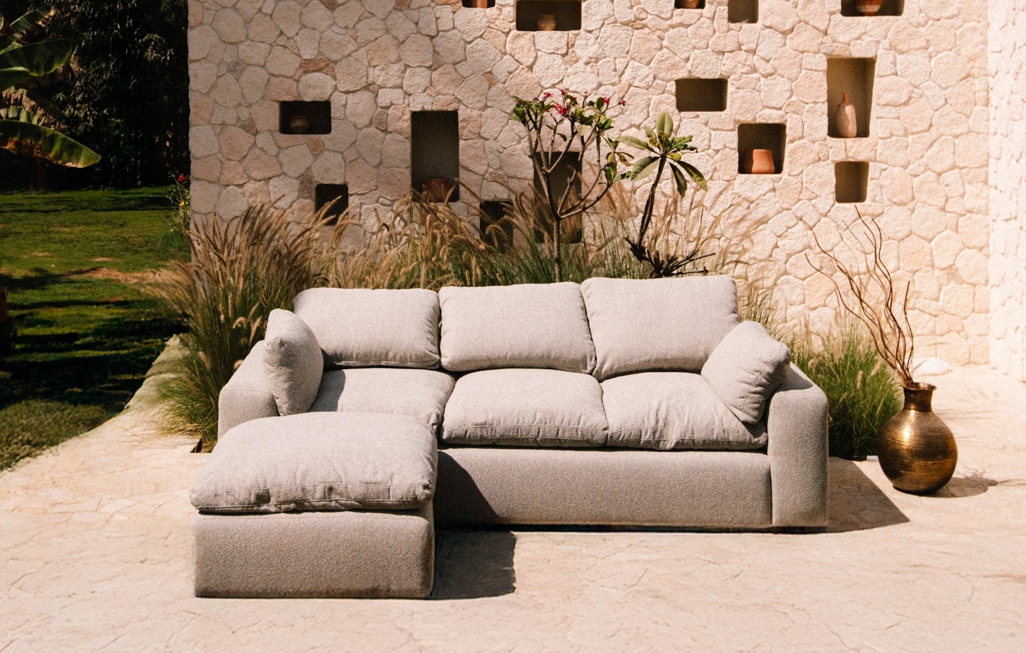 Squish Couch - Mahogni