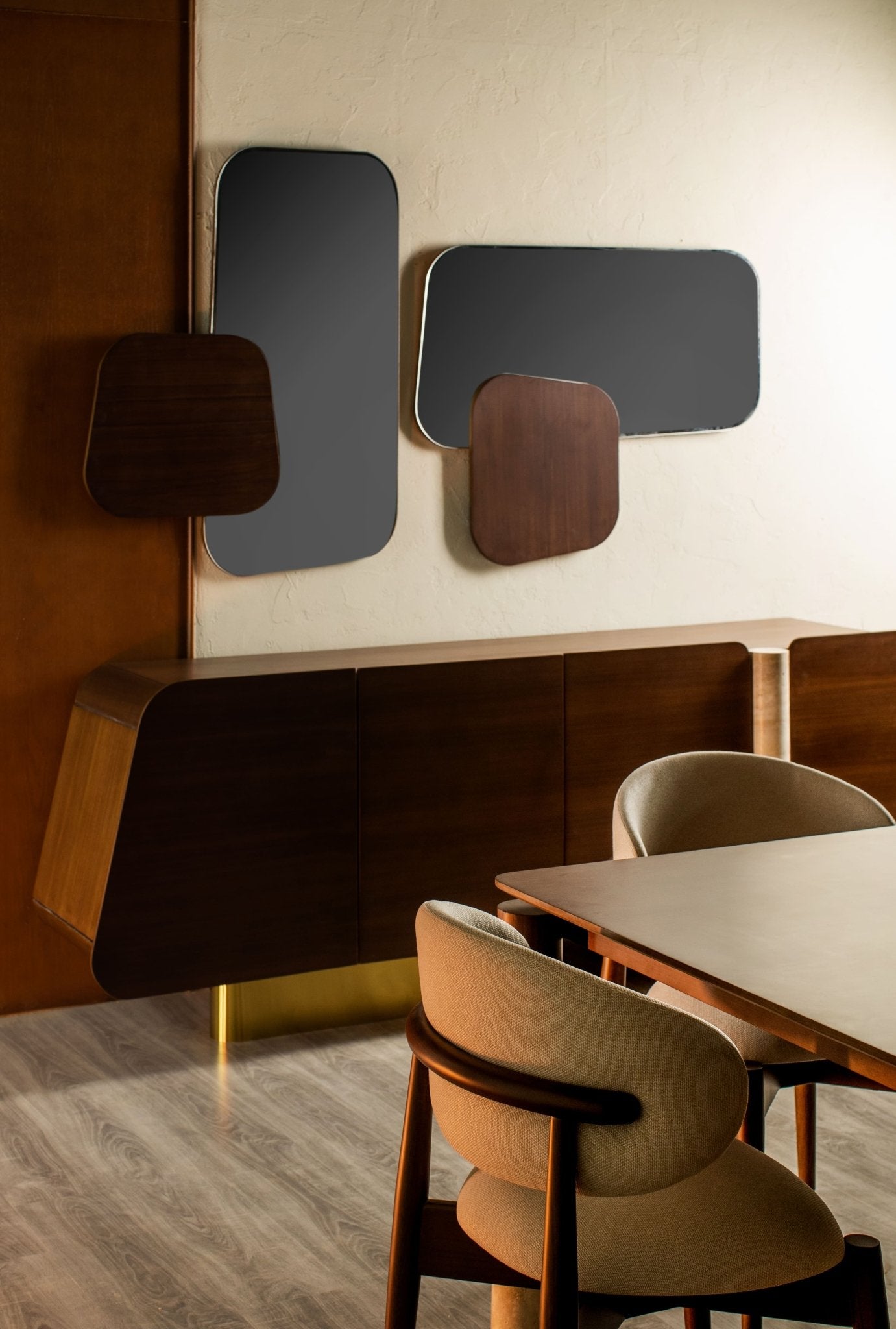 Aro Dining Room Set - Mahogni