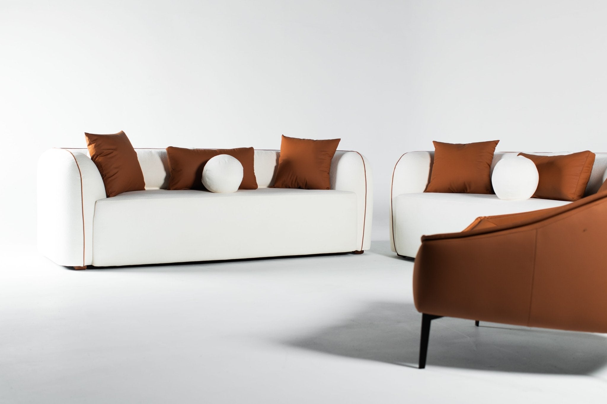 Aurora Couch - Mahogni