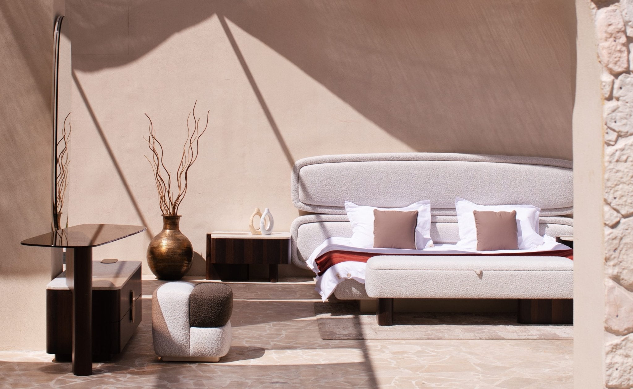 Serene Bedroom - Mahogni