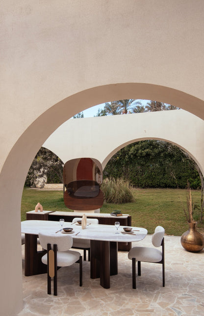 Rounded Dining Room - Mahogni