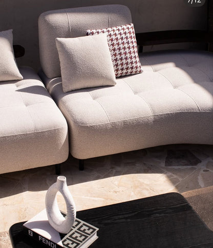 Woven Couch - Mahogni