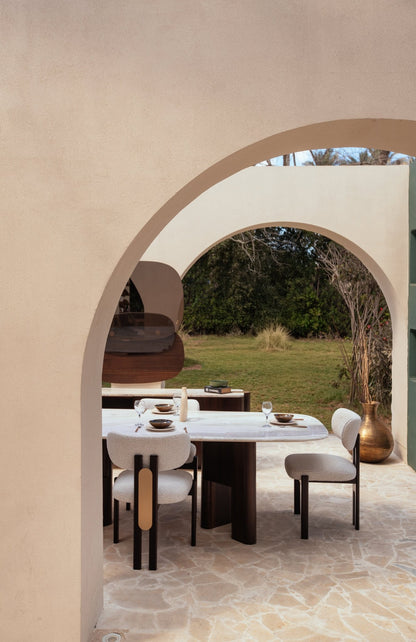 Rounded Dining Room - Mahogni