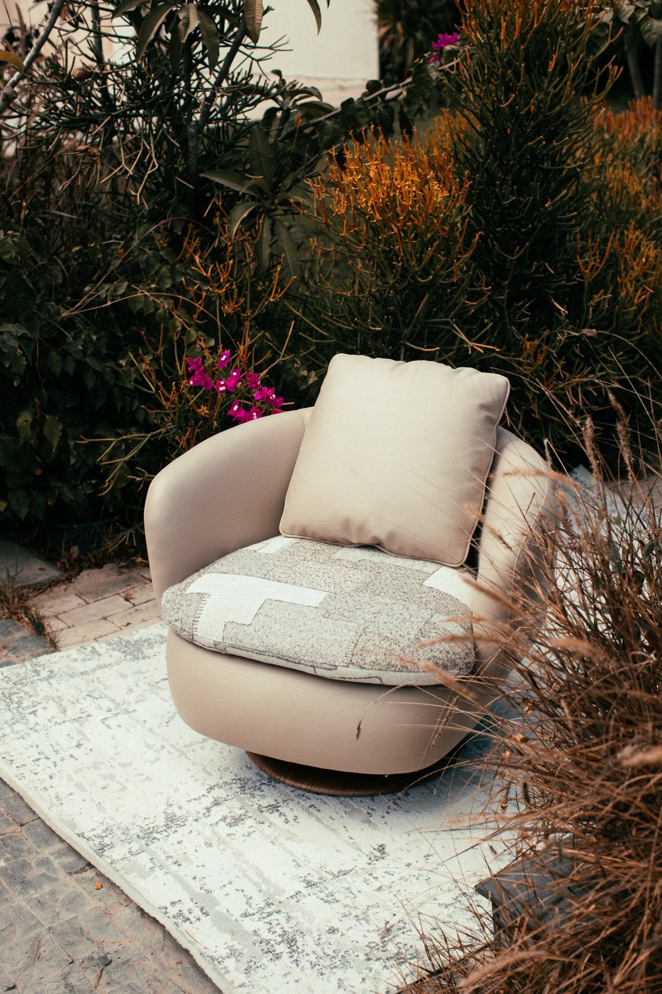 Swivel Chair - Mahogni