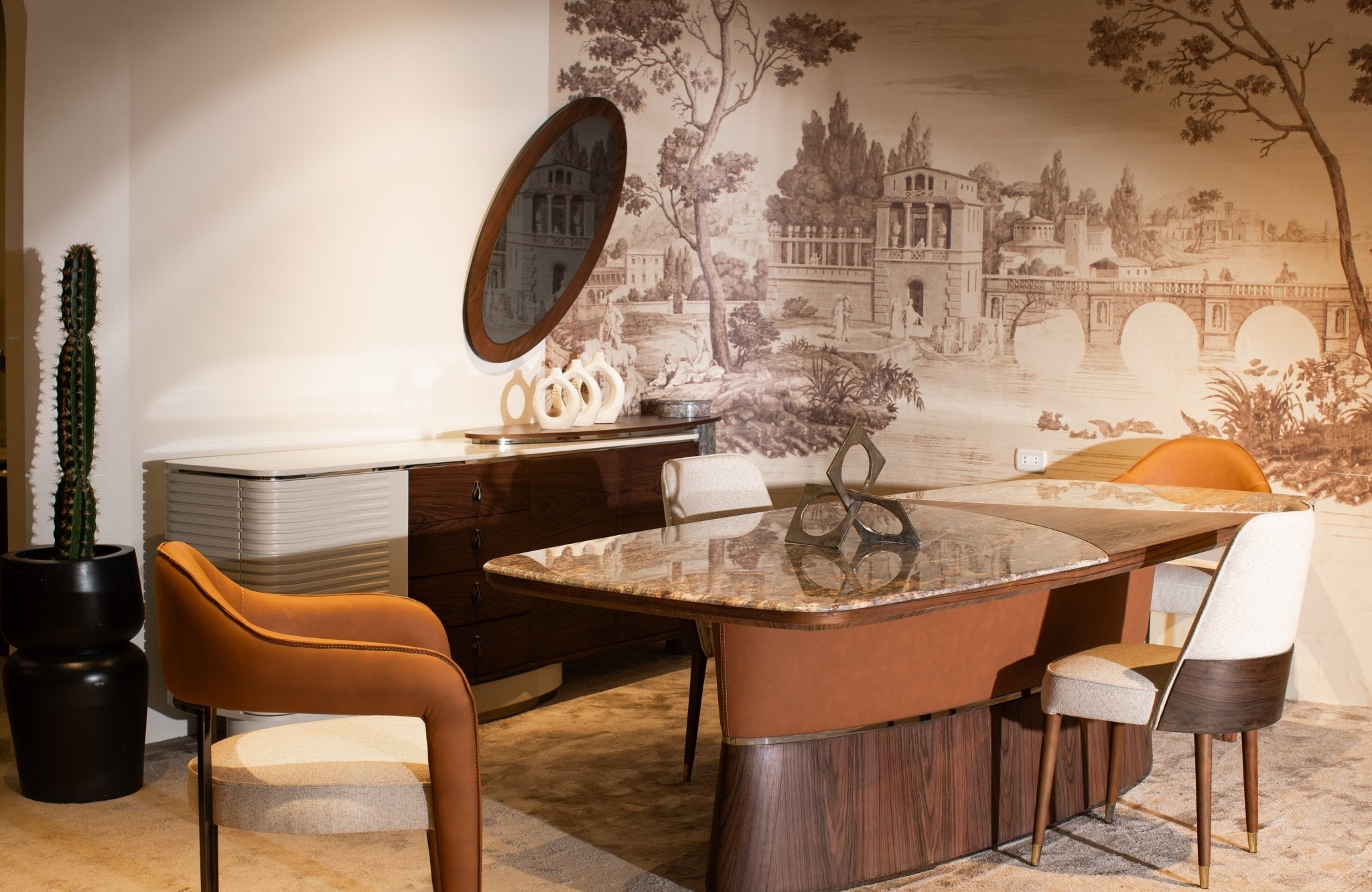 Earth Dining Room Set - Pre Order - Mahogni