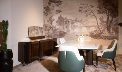 Greeno Dining Room Set - Mahogni