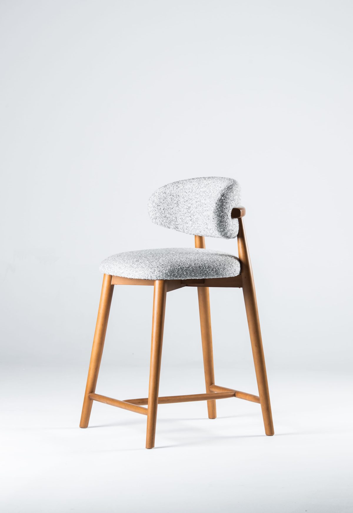 Bar Stool with Backrest - Image 4