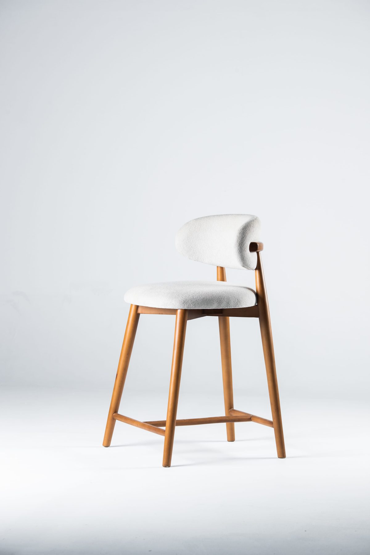 Bar Stool with Backrest - Image 3