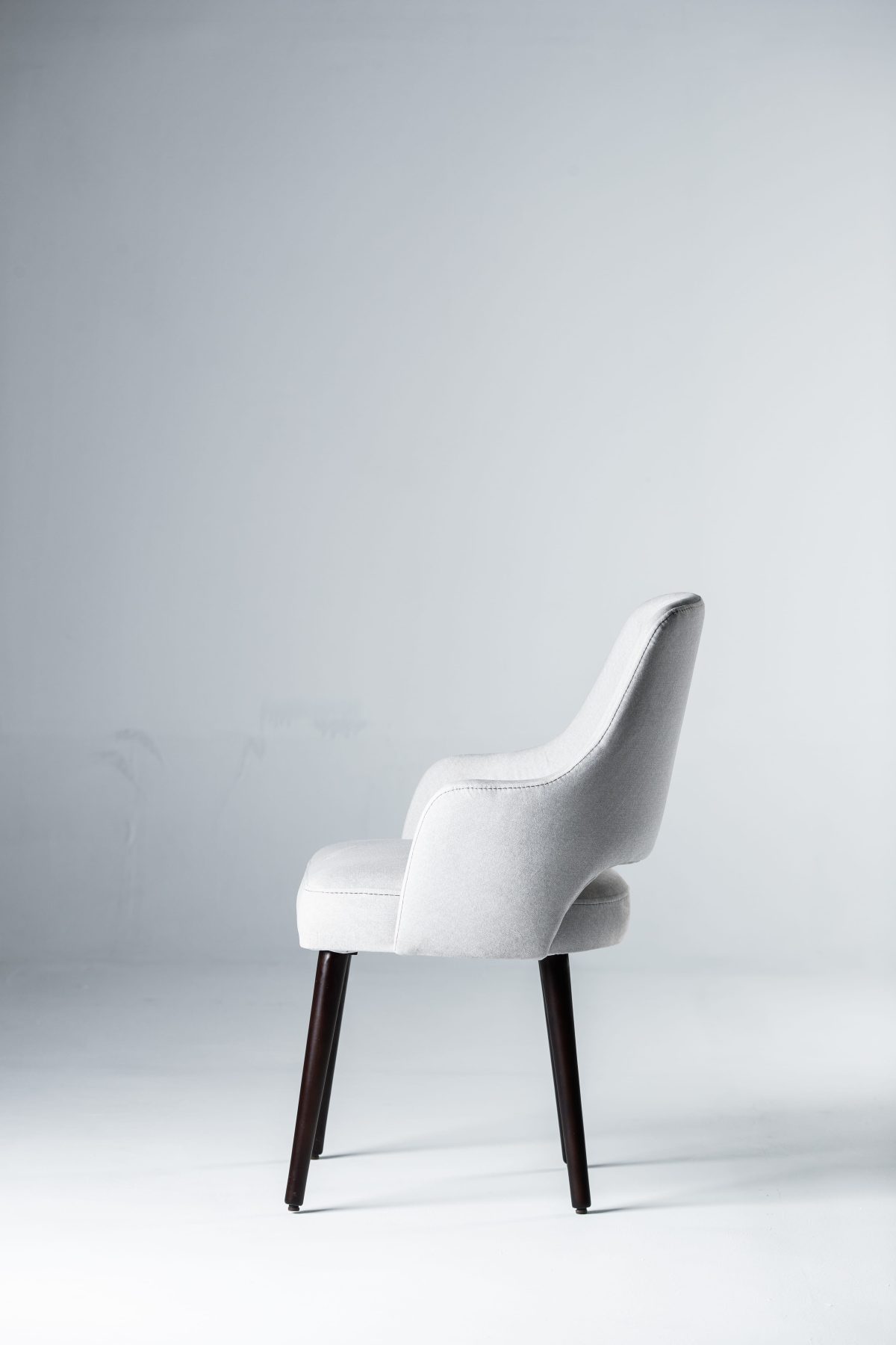 Upholstered Armless Dining Chair - Image 2